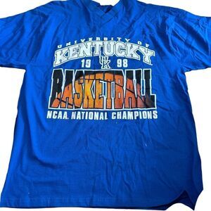 NWT Kentucky Basketball 1998 champions NCAA vintage t shirt